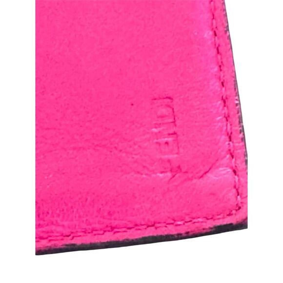 Fendi Women's Trifold Multicolor Geometric Leather Wallet One Size - Picture 7 of 10